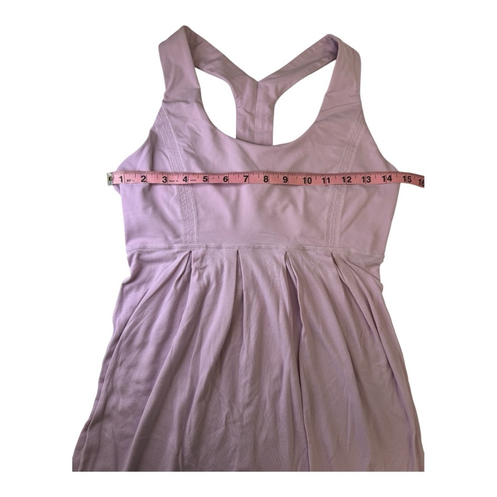 💜Lululemon Light Purple Built-In Bra Dress Sz. 6 - Picture 3 of 6